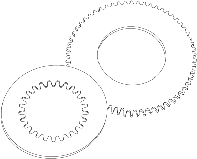 Gear Tooth Clutch Facings